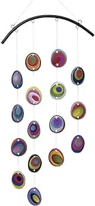 Bits and Pieces Beautiful Fused Hanging Glass Garden Art