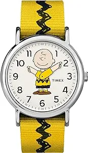 Kids Timex Weekenders Peanuts Watch - TW2R41100JT Yellow