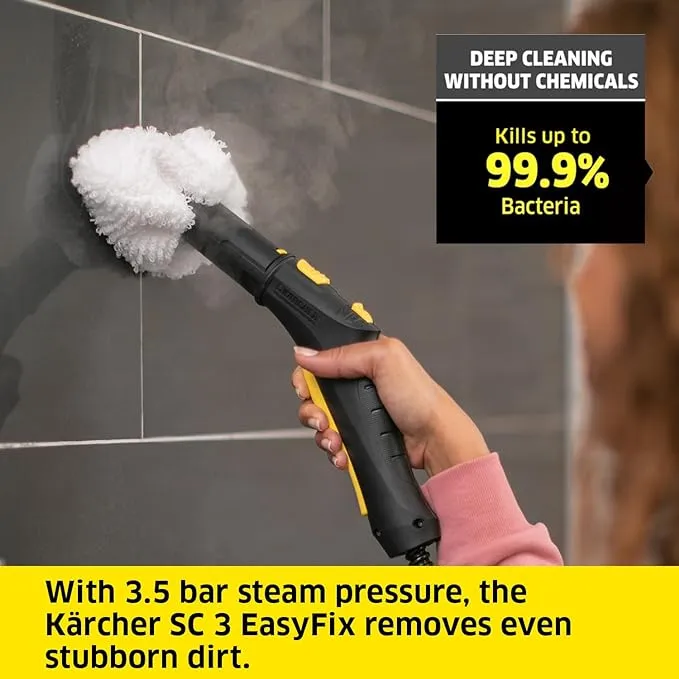 Karcher SC 3 EasyFix Steam Cleaner with Attachments