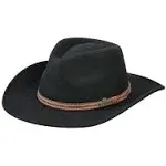 Redhead Western Felt Hat for Men - Black - XL