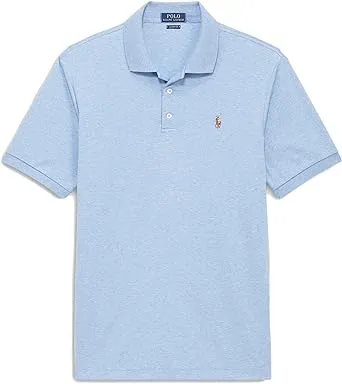 Polo Ralph Lauren Mens Big Pony Custom Slim Fit Mesh Polo Shirt