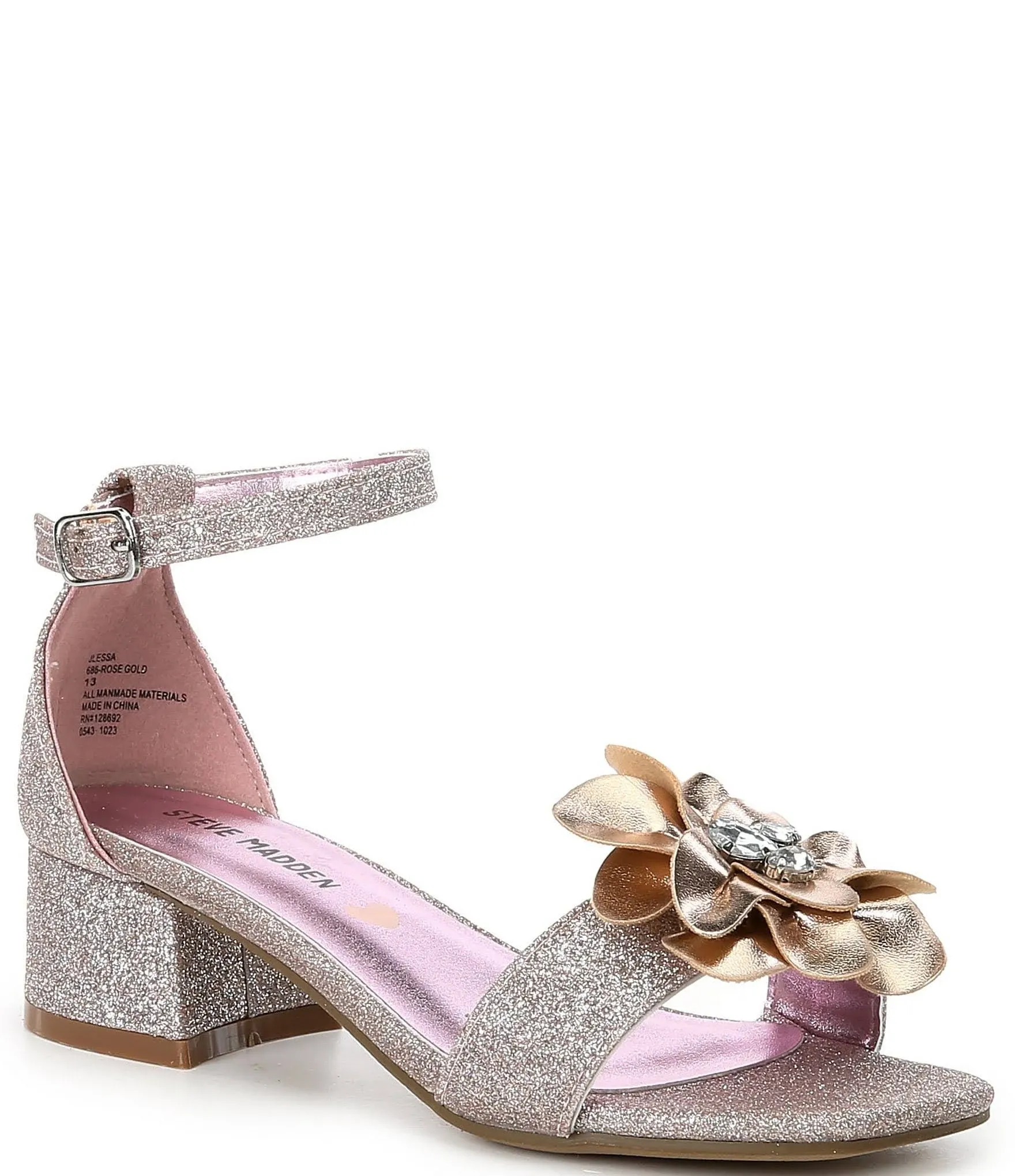 Steve Madden Girls Lessa Shoes Rose