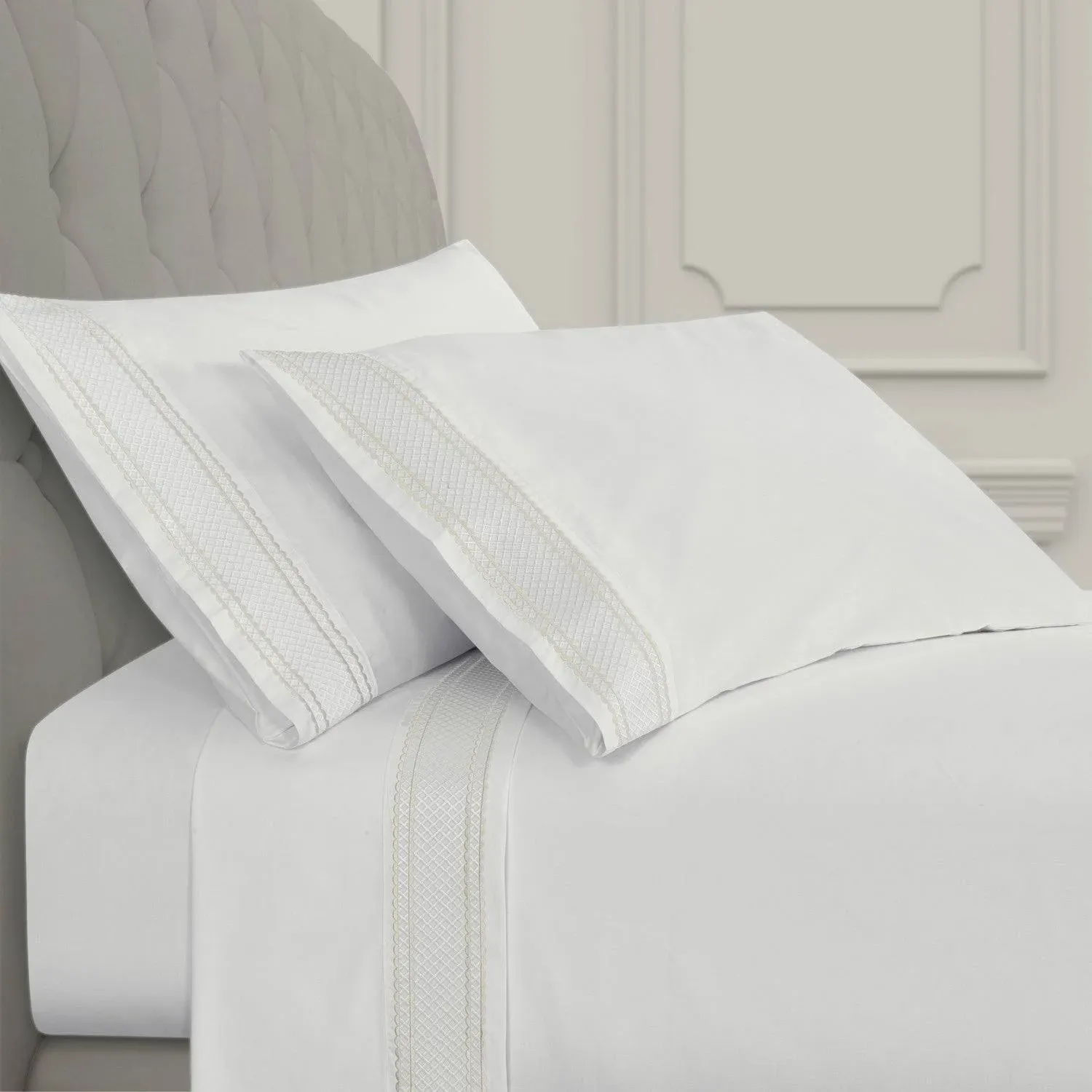 Majestic 4-pc. Sheet Set, Queen In White