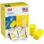 3M - Ear Classic Ear Plugs - 50 Pairs Of Individually Wrapped Ear Plugs