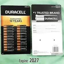 Duracell CopperTop Alkaline Batteries, AA - 36 count