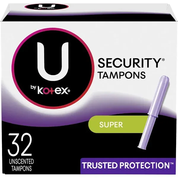 U by Kotex Security Tampons Regular/Super