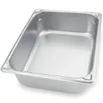 Vollrath 30262 Super Pan V Half Size Steam Table Pan, 6 Inches Deep