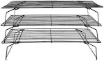 Cooling Rack, 3-Tier Stainless Steel Stackable Baking Cooking Cooling Racks fo.✅