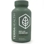 Terra Health Essentials Reflux Inhibitor Relieve Indigestion 90 Capsules 8/2026