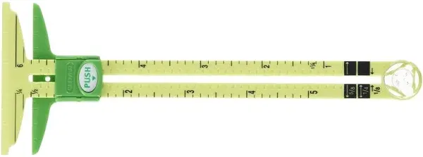 Clover 5 In 1 Sliding Gauge with Nancy Zieman - 6"