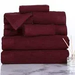 10Pc Bath Towel Set Luxurious 100% Cotton Absorbent Towels Bathroom Towel Set