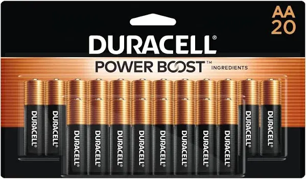 AA Duracell Coppertop Alkaline Batteries