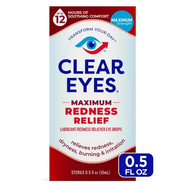 Clear Eyes Eye Drops Redness Relief