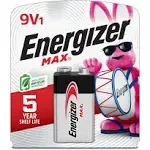 World &amp; Main 110217 Energizer 9V 1 Pack