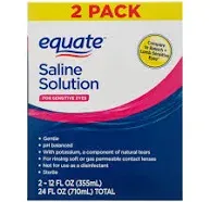 Equate Saline Solution Solution for Sensitive Eyes 12 fl oz