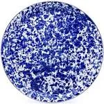 Cobalt Swirl Enamelware Round Tray