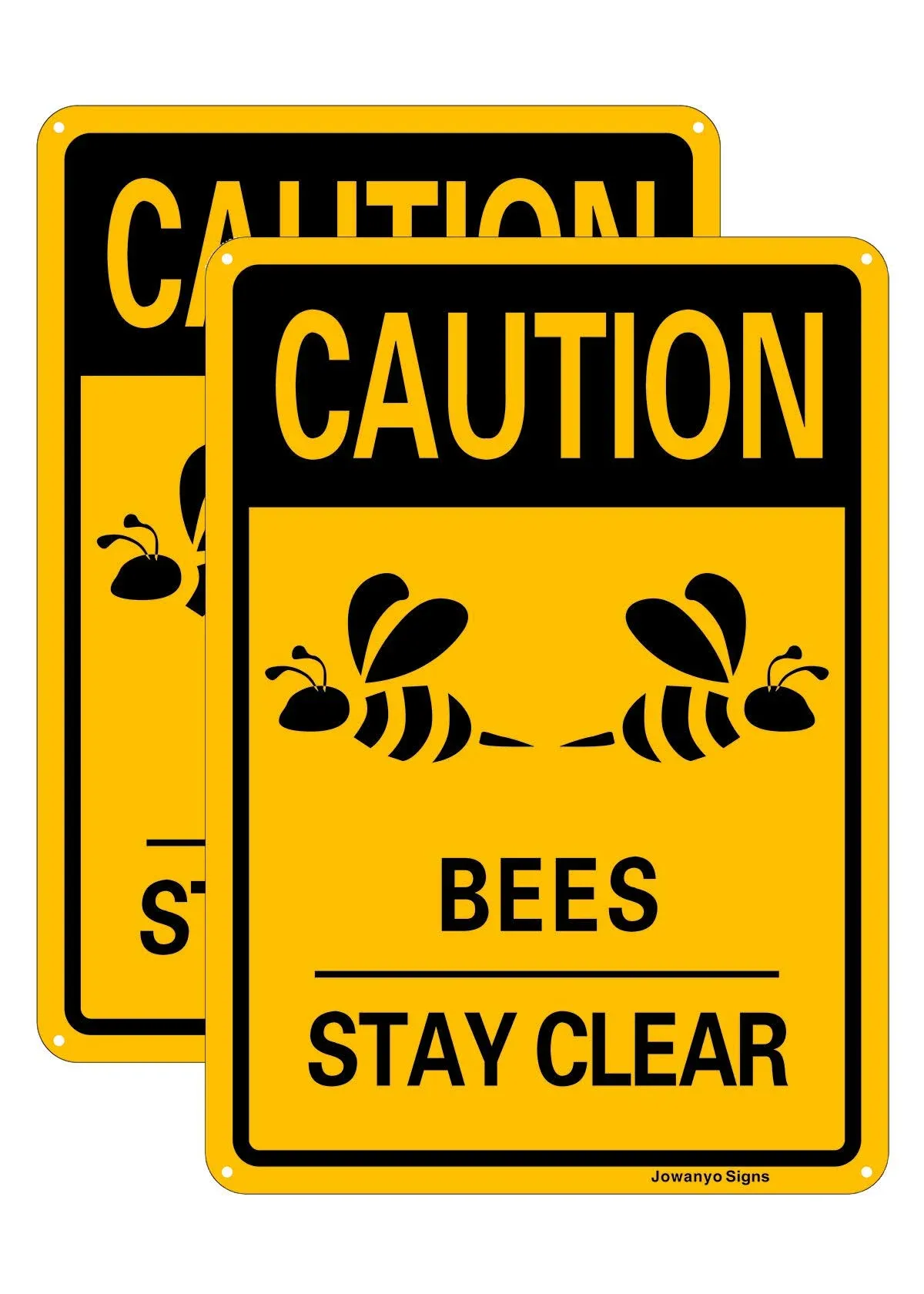 Caution Bees Stay Clear Sign