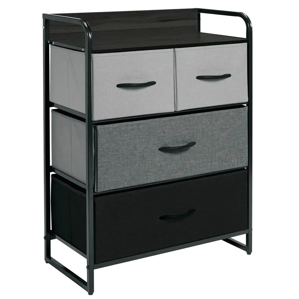 mDesign 4-DRAWER DRESSER WITH WOOD SHELF