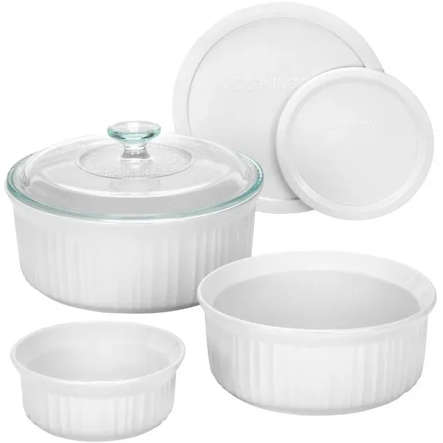 Corningware French White 6 Piece Set