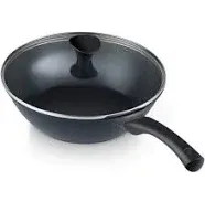 Cook N Home Nonstick Deep Frying Pan Saute Pan Skillet with Lid 11 Inch