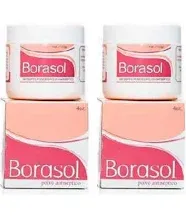 BORASOL Antiseptic pH Powder / Polvo Antiseptico 4oz (Pack of 2)