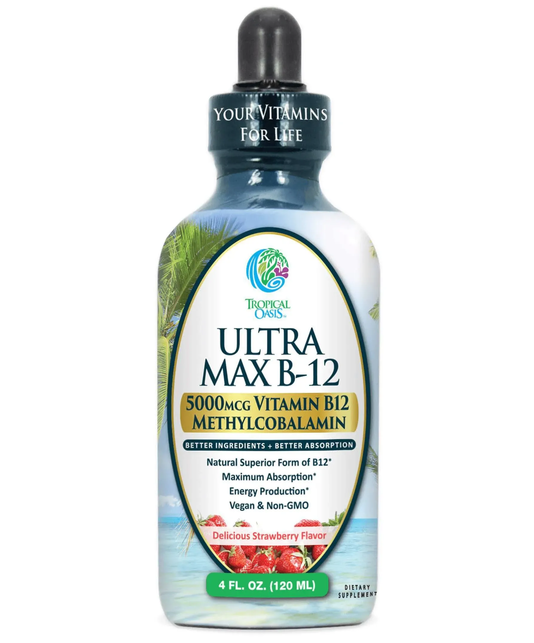 Tropical Oasis Ultra Max B-12 Liquid Drops