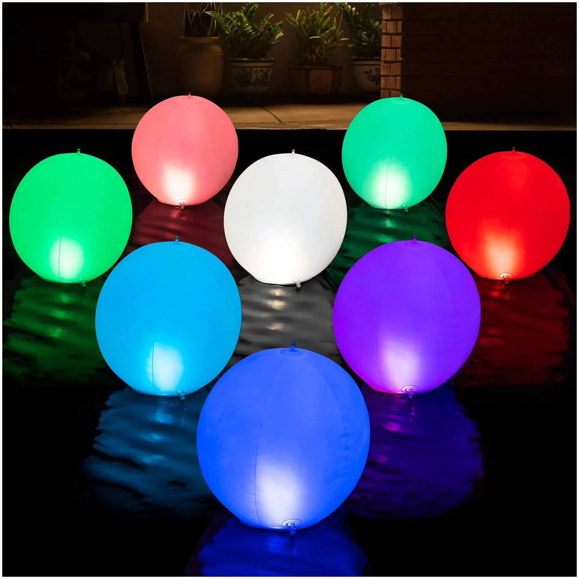 Solar Floating Pool Lights - Pack of Solar Powered Color Changing 14 2 Multiple