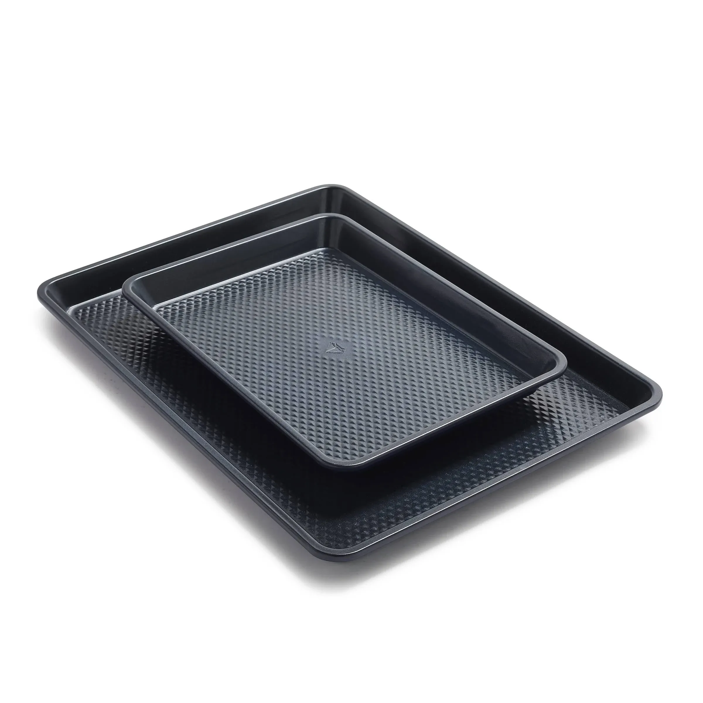 Blue Diamond Bakeware 2 Piece Cookie Sheet Set, 13&#034;x 18&#034; and 13&#034;x 9&#034;