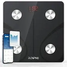 Renpho USB Rechargeable Smart Body Fat Scale, Digital Bluetooth Scale