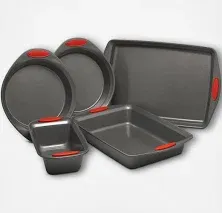 Rachael Ray 5-Piece Nonstick Bakeware Set | Red