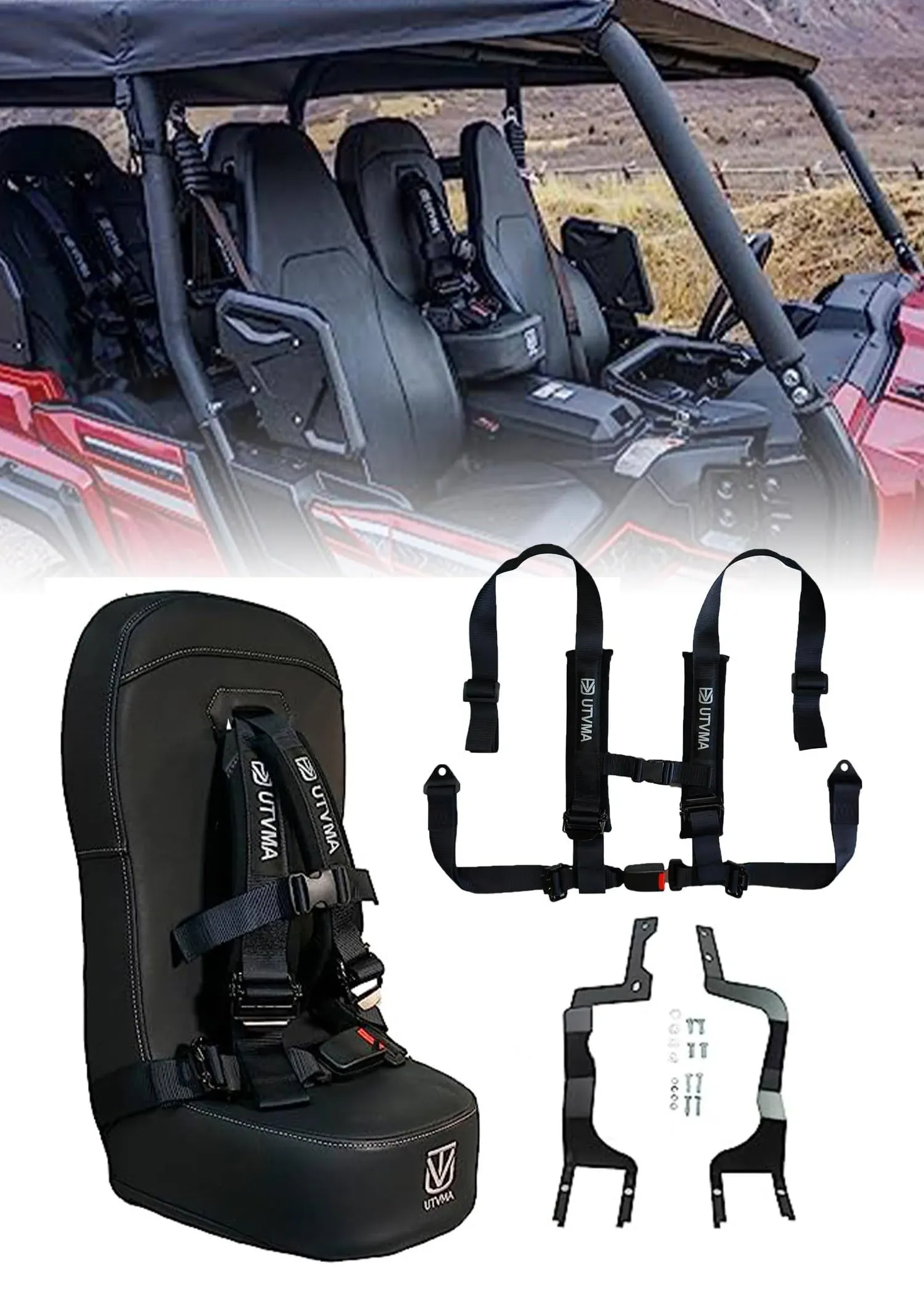 Yamaha Wolverine X2/X4 | Rmax2/Rmax4 | Front Bump Seat | Jump Seat | Center S...