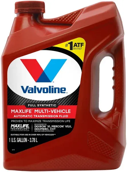 Valvoline MaxLife Multi-Vehicle Full Synthetic Automatic Transmission Fluid (ATF) 1 GA