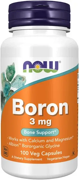 Now Foods Boron 3mg 100 Caps