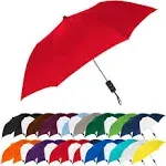 STROMBERGBRAND UMBRELLAS The Spectrum Popular Style 42" Automatic Open Compact Travel Umbrella for Rain, Wind & Sun, Sturdy Lightweight Small Portable Folding Umbrella for Men and Women