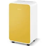 32 Pints/Day Portable Quiet Dehumidifier for Rooms Up to 2500 Sq. ft w/ Sleep Mode, 24H Timer, Yellow