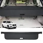 Powerty Cargo Cover Compatible with Volvo XC90 2024 2023 2022 2021 2020 2019 2018 2017 2016 Accessories Retractable Rear Trunk Security Cover