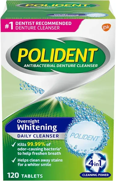 Polident 3 Minute Denture Cleanser