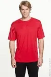 A4 N3142 Men's Cooling Performance T-Shirt, Scarlet, Size: Small