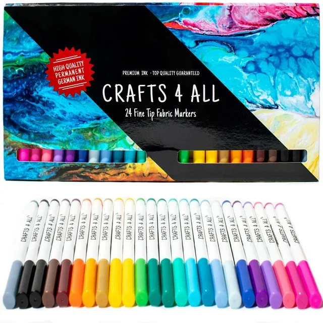 Crafts 4 ALL Fabric Markers Pens