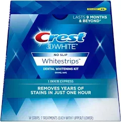 Crest 3D Whitestrips 1 Hour Express