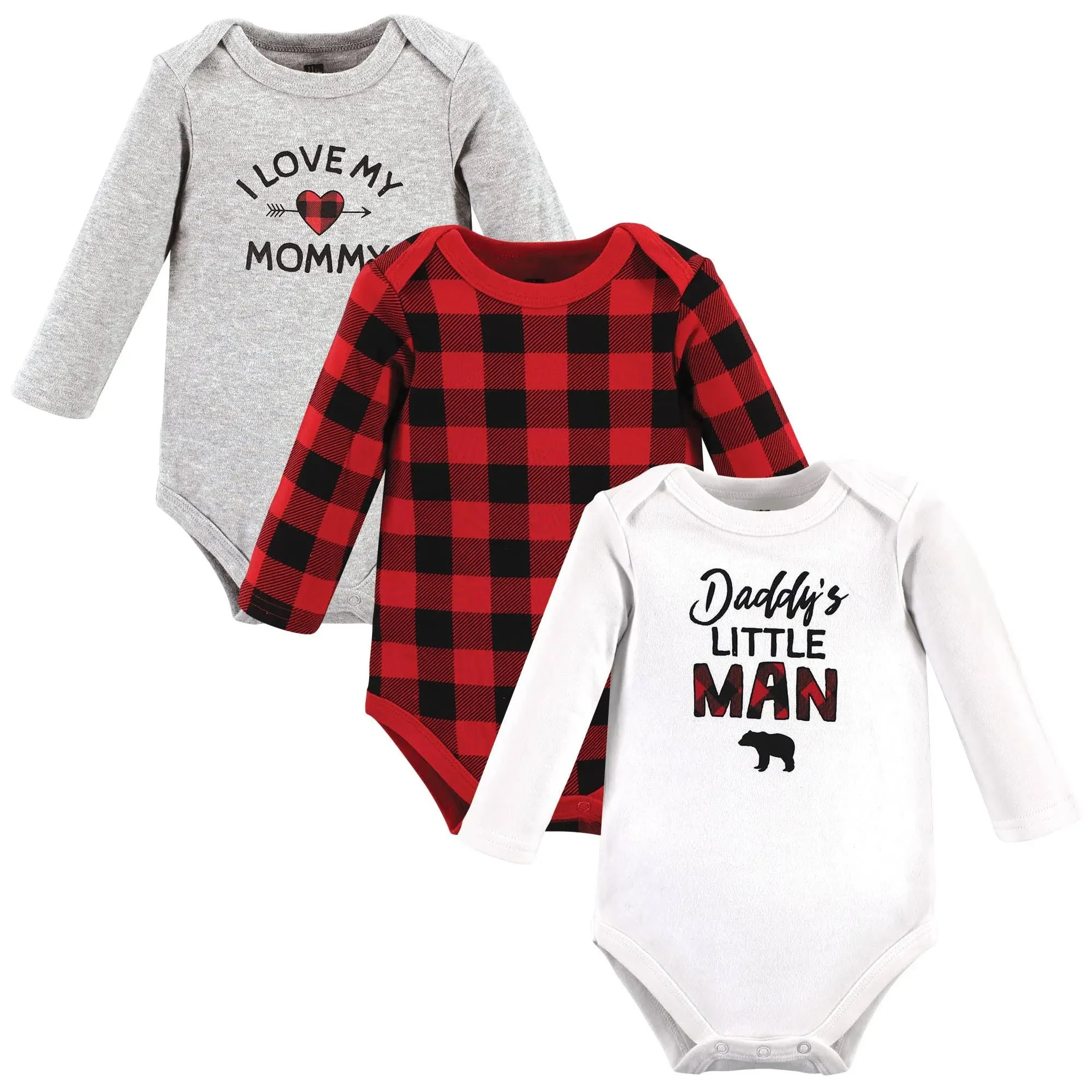 Hudson Baby Infant Boy Long-Sleeve Bodysuits