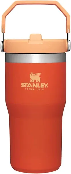 Stanley IceFlow - Vaso de acero inoxidable – Botella de agua aislada al aspiradora para el hogar, la oficina o el coche, taza reutilizable con