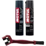 Motul Chain Care Cleaning / Cleaner Lube Brush Kit For Motorcycle