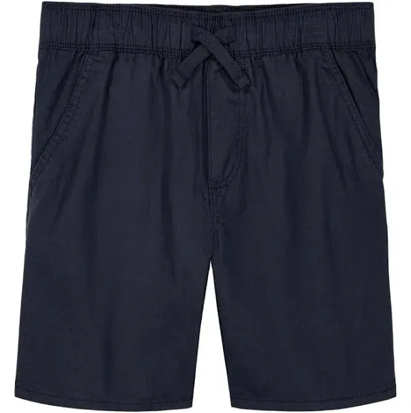 Calvin Klein Boys' Loose Modern Pull-on Twill Short, Drawstring Closure