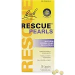 Bach Original Flower Remedies Rescue Pearls Natural Stress Relief Capsules (0.5 oz, 28 ct)