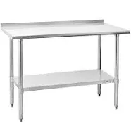 Hally Stainless Steel Table for Prep & Work - 24x48 NSF Commercial