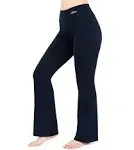 Nirlon Women's Black Bootcut Yoga Pants - Soft, Breathable Flare Pants for Yoga & Workout (REGULAR, S)