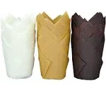 Large Greaseproof paper Wrappers Muffin Baking cupcake cups liners 2-1/4&#034; x 4...