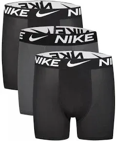 Nike Boy's Dri-Fit™ Boxers 3-Pack (Big Kids) Black LG (14-16 Big Kid)