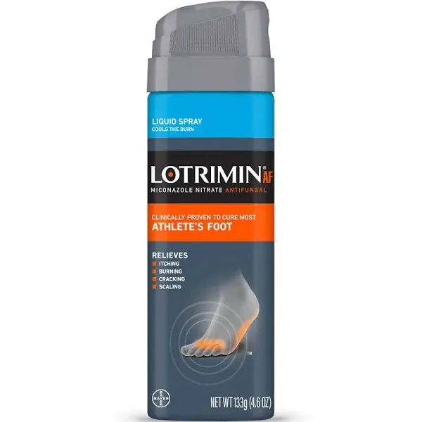 Lotrimin AF Antifungal Deodorant Powder Spray, 4.6 oz